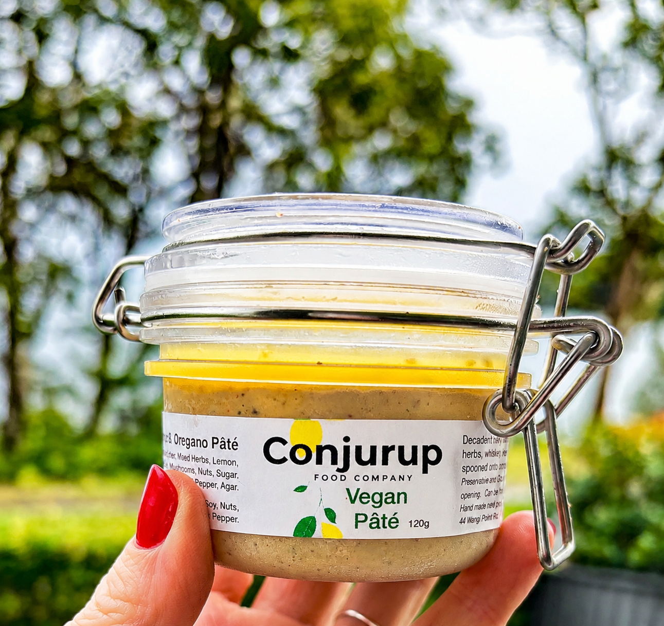 VEGAN WHISKEY LEMON OREGANO PÂTÉ 120g -