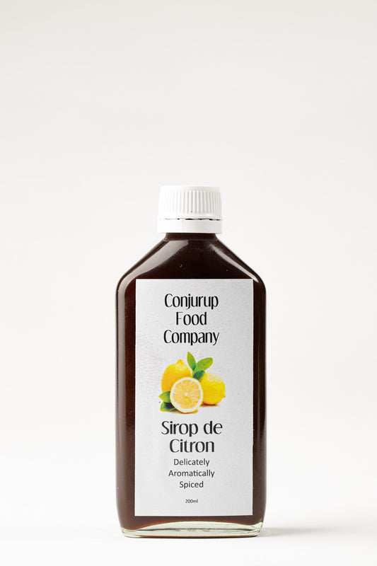 ORIGINAL SIROP de CITRON (SPICED LEMON SYRUP)
